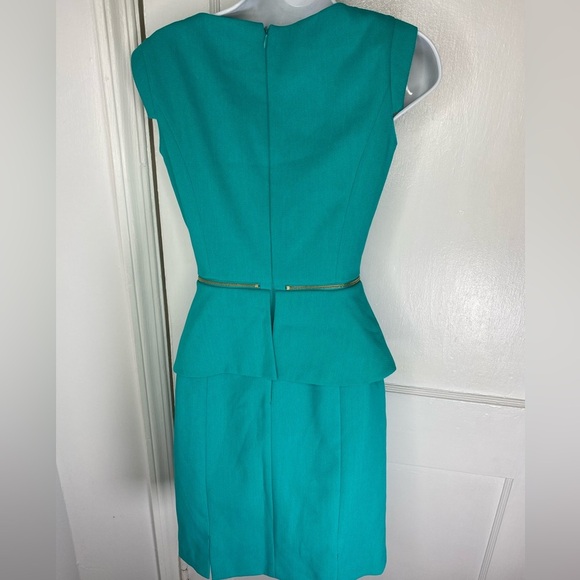 ANTONIO MELANI Turquoise Midi Dress - Picture 2 of 7